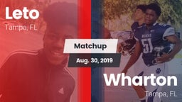 Matchup: Leto  vs. Wharton  2019