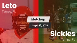 Matchup: Leto  vs. Sickles  2019