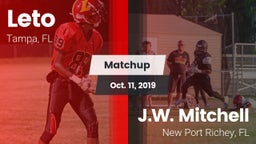 Matchup: Leto  vs. J.W. Mitchell  2019