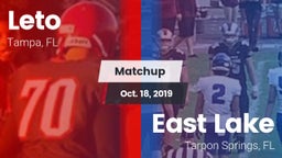Matchup: Leto  vs. East Lake  2019