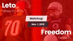 Matchup: Leto  vs. Freedom  2019