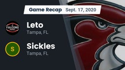 Recap: Leto  vs. Sickles  2020