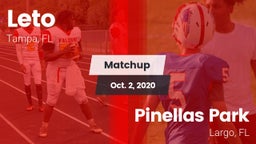 Matchup: Leto  vs. Pinellas Park  2020