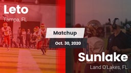 Matchup: Leto  vs. Sunlake  2020