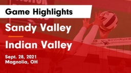 Sandy Valley  vs Indian Valley  Game Highlights - Sept. 28, 2021