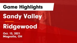 Sandy Valley  vs Ridgewood  Game Highlights - Oct. 13, 2021