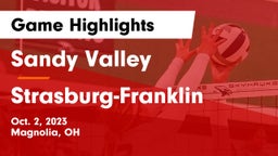 Sandy Valley  vs Strasburg-Franklin  Game Highlights - Oct. 2, 2023