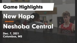 New Hope  vs Neshoba Central  Game Highlights - Dec. 7, 2021