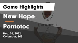 New Hope  vs Pontotoc  Game Highlights - Dec. 20, 2022
