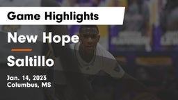 New Hope  vs Saltillo  Game Highlights - Jan. 14, 2023