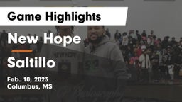 New Hope  vs Saltillo  Game Highlights - Feb. 10, 2023