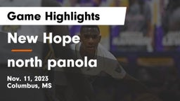 New Hope  vs north panola Game Highlights - Nov. 11, 2023
