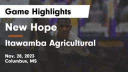 New Hope  vs Itawamba Agricultural  Game Highlights - Nov. 28, 2023