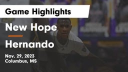 New Hope  vs Hernando  Game Highlights - Nov. 29, 2023