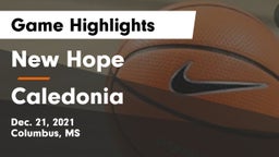 New Hope  vs Caledonia  Game Highlights - Dec. 21, 2021