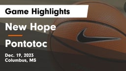New Hope  vs Pontotoc  Game Highlights - Dec. 19, 2023