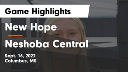 New Hope  vs Neshoba Central  Game Highlights - Sept. 16, 2022