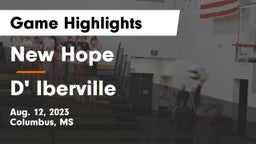 New Hope  vs D' Iberville  Game Highlights - Aug. 12, 2023