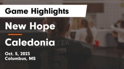 New Hope  vs Caledonia  Game Highlights - Oct. 5, 2023