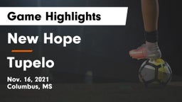 New Hope  vs Tupelo  Game Highlights - Nov. 16, 2021