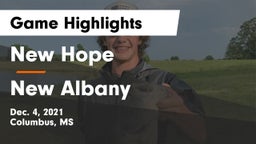 New Hope  vs New Albany  Game Highlights - Dec. 4, 2021