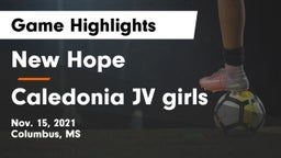 New Hope  vs Caledonia JV girls Game Highlights - Nov. 15, 2021
