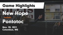 New Hope  vs Pontotoc  Game Highlights - Nov. 20, 2021