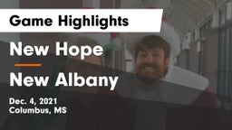 New Hope  vs New Albany  Game Highlights - Dec. 4, 2021