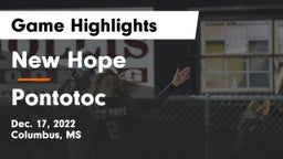 New Hope  vs Pontotoc  Game Highlights - Dec. 17, 2022