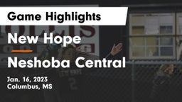 New Hope  vs Neshoba Central  Game Highlights - Jan. 16, 2023