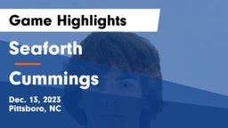 Seaforth  vs Cummings  Game Highlights - Dec. 13, 2023