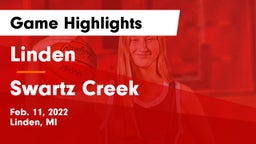 Linden  vs Swartz Creek  Game Highlights - Feb. 11, 2022