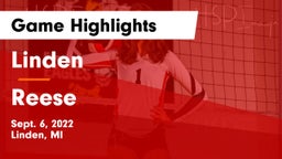 Linden  vs Reese  Game Highlights - Sept. 6, 2022