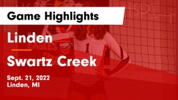 Linden  vs Swartz Creek  Game Highlights - Sept. 21, 2022