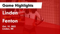 Linden  vs Fenton  Game Highlights - Oct. 19, 2022