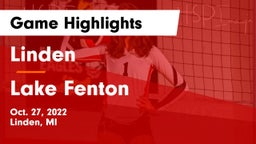 Linden  vs Lake Fenton Game Highlights - Oct. 27, 2022