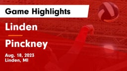 Linden  vs Pinckney  Game Highlights - Aug. 18, 2023