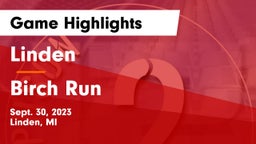 Linden  vs Birch Run  Game Highlights - Sept. 30, 2023