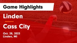 Linden  vs Cass City  Game Highlights - Oct. 28, 2023