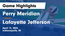 Perry Meridian  vs Lafayette Jefferson  Game Highlights - April 13, 2024
