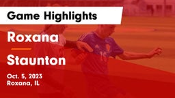 Roxana  vs Staunton  Game Highlights - Oct. 5, 2023