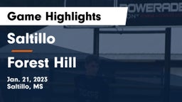 Saltillo  vs Forest Hill  Game Highlights - Jan. 21, 2023