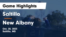 Saltillo  vs New Albany  Game Highlights - Oct. 28, 2023