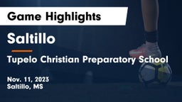 Saltillo  vs Tupelo Christian Preparatory School Game Highlights - Nov. 11, 2023