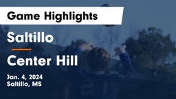 Saltillo  vs Center Hill  Game Highlights - Jan. 4, 2024
