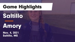 Saltillo  vs Amory  Game Highlights - Nov. 4, 2021