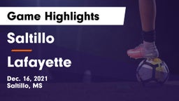 Saltillo  vs Lafayette  Game Highlights - Dec. 16, 2021