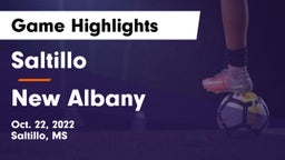 Saltillo  vs New Albany  Game Highlights - Oct. 22, 2022