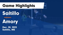Saltillo  vs Amory  Game Highlights - Dec. 28, 2023