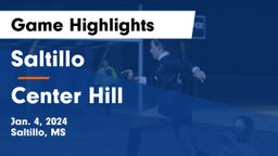 Saltillo  vs Center Hill  Game Highlights - Jan. 4, 2024